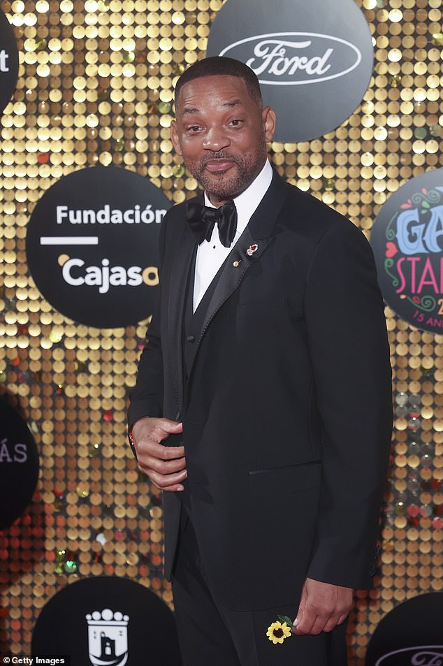 Will Smith attends the Starlite Gala 2024 on August 4 last year in Marbella, Spain wearing a tuxedo