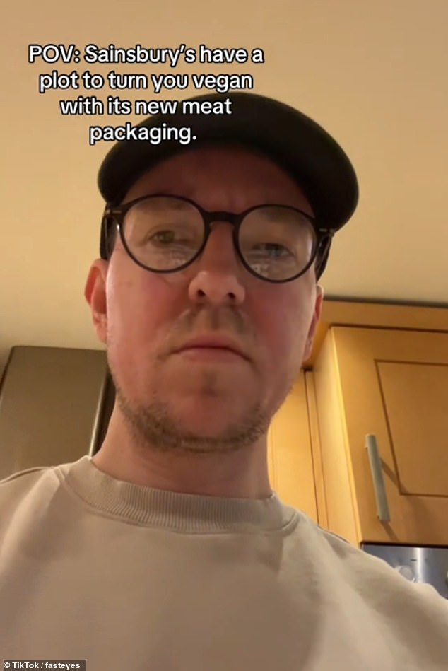 Another man, who goes by fasteyes on TikTok, says he planned to go vegan after seeing mince in Sainsbury's.