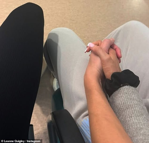 The former soldier, 28, who shares two-year-old twins with her partner, took to Instagram with an emotional post on Friday, and presenter Claudia Winkleman was quick to send her best wishes.