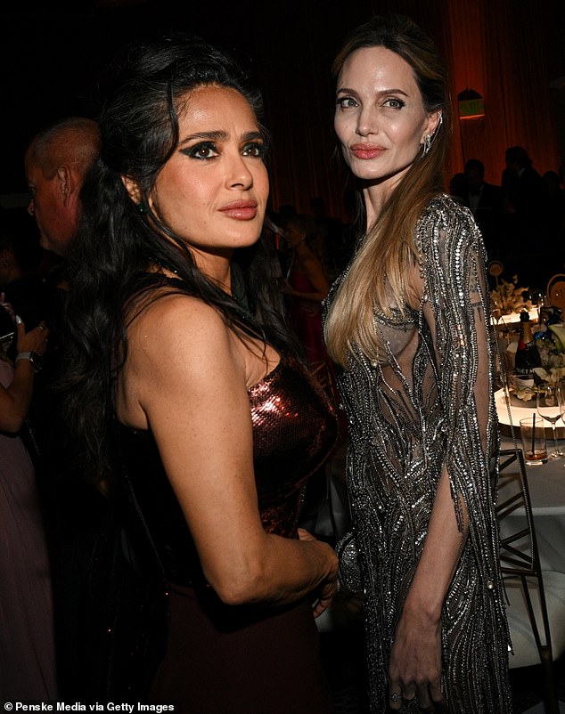 Jolie has said many times that she doesn't have many friends in Hollywood. But that's not true. She has at least one best friend from Hollywood: Salma Hayek