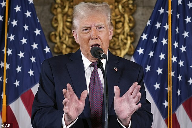 Trump dropped the bomb at the start of his press conference Tuesday when he announced plans to change the name of the Gulf of Mexico to the Gulf of America.