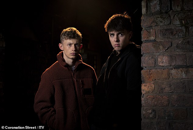 But he pays a high price when Logan and Matty turn on him after he raids their apartment and discovers a World War II helmet that may place them at the scene of Becky's (Liam McCheyne and Luca) death.