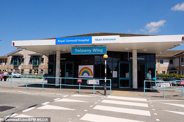 The Royal Cornwall Hospital, pictured, has said its services were under 