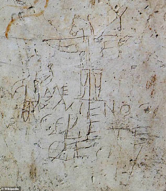 A biblical scholar highlighted a drawing from ancient Rome called Alexamenos Graffito, which he claims is 