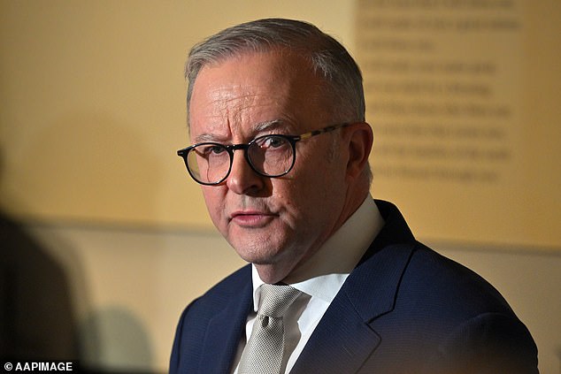 Anthony Albanese (pictured) previously expressed his support for Rudd as Australia's ambassador to the US after growing speculation he could be forced to leave the role early.