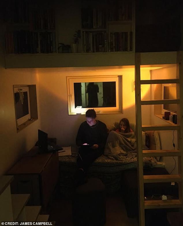 James Campbell uploaded this cozy photo of the house and said he had been 