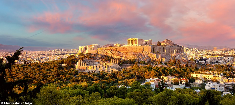 Fiona and her brood visit the Acropolis Museum, 