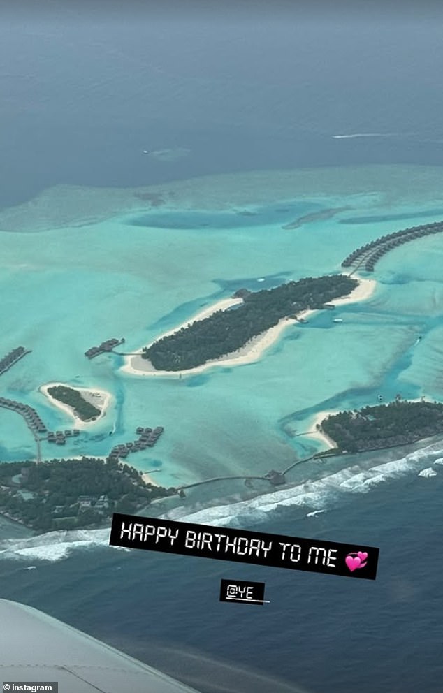 Censori shares snapshots of her 30th birthday celebration on an island in the Maldives