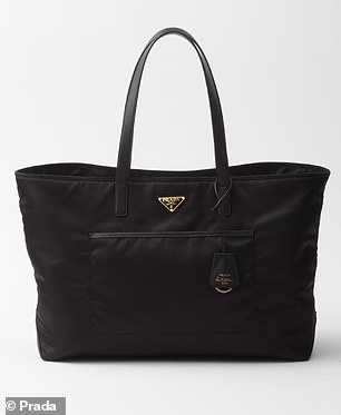 The trendy bag looks like this version from Prada that costs $3,250.