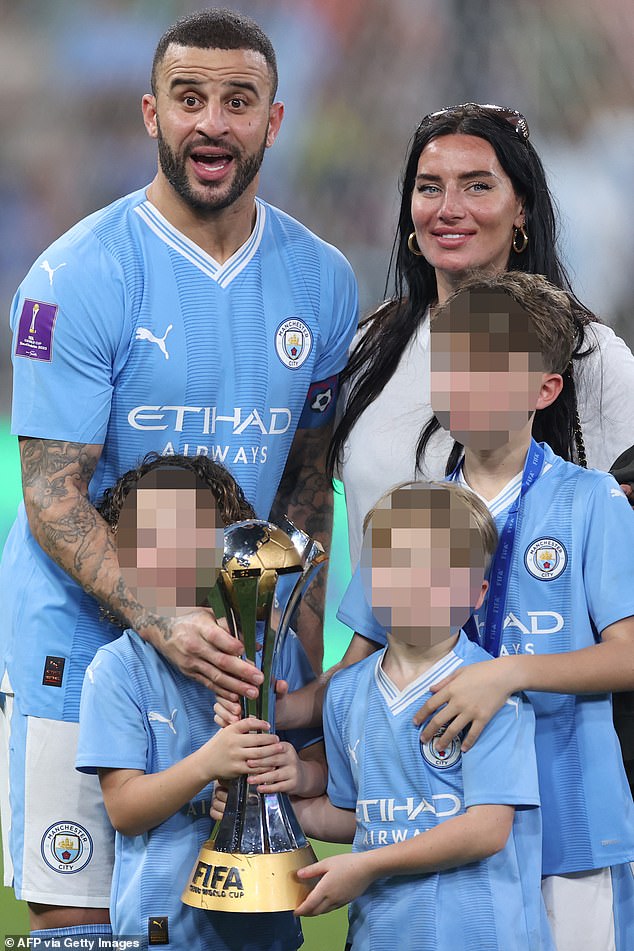 The England and Manchester City footballer and Annie are parents to four children: Roman, 12, Riaan, eight, Reign, six, and Rezon, five months.