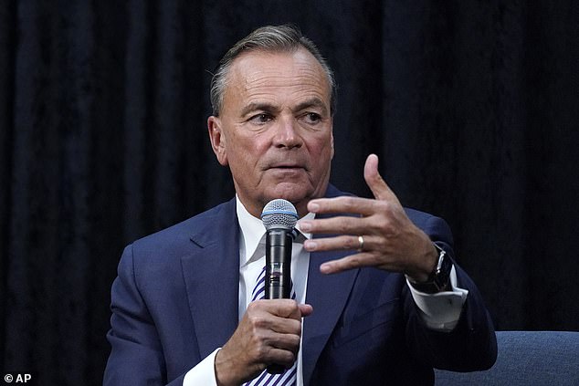 Businessman and former Republican mayoral candidate Rick Caruso criticized Los Angeles officials for failing to recharge the city's water supply, causing a shortage at hydrants.