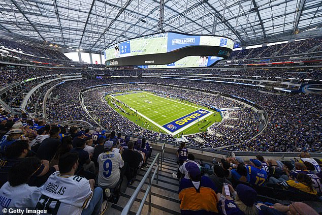 The game will take place at SoFi Stadium in the city of Inglewood, Los Angeles County.