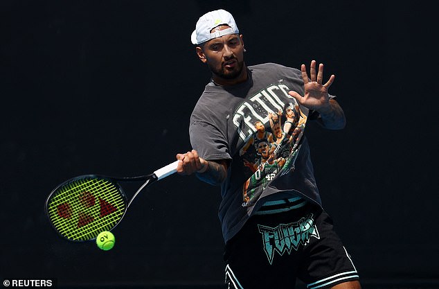 The development comes as Kyrgios, 29, battles an abdominal injury that threatened to keep him out of the Grand Slam.