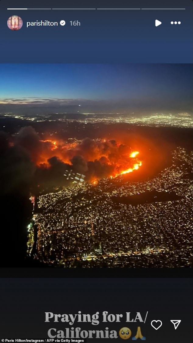 Paris took to Instagram with a series of posts documenting the difficult times.