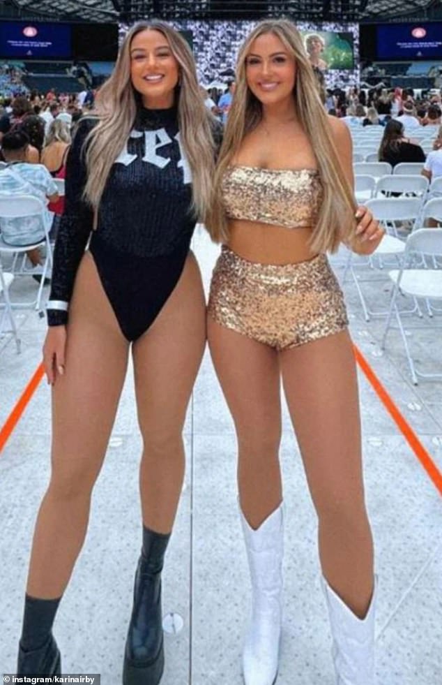 The controversial plus-size model, 33, came under fire after wearing a black bodysuit with a revealing thong and black chunky-heeled boots to the concert.