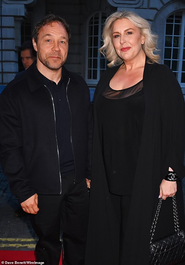 No one is more delighted than his wife, actress Hannah, 50, who has been married to the Liverpool actor since 2008. “I've known this man since I was 19 and, let me tell you. I am very happy with the results (pictured together in April)