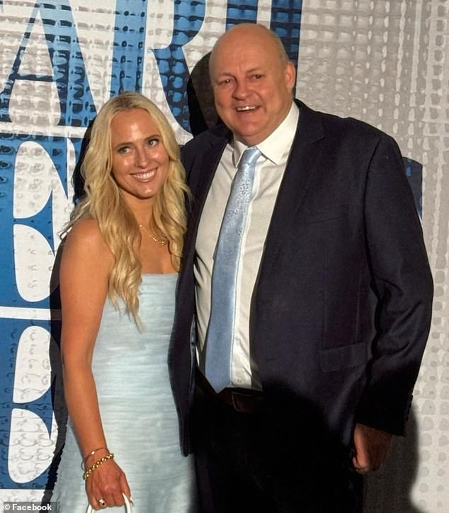 The AFL great, 57, and Crystle have been dating for the past five months. Both in the photo