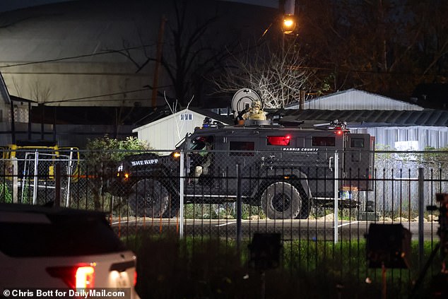 Police and the FBI have descended on Jabbar's home in a trailer park in the Rushwood neighborhood of north Houston.