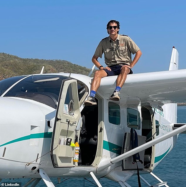 Australian James Wong, 34, (pictured), Dane Torben Poulsen, 60, and Swiss Danielle Grundbacher-Mosching, 65, were killed off the coast of Perth at 4pm on Tuesday .