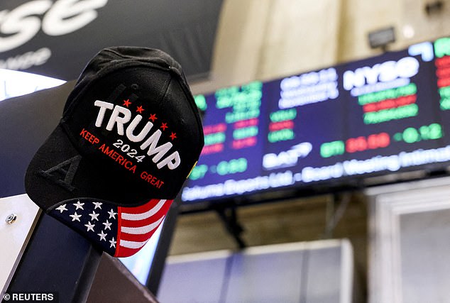 The stock market soared on news that Trump had won a second term