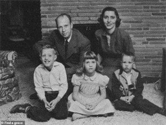 Pictured is Dr. Frank Olson with his wife Alice and their children (L-R) Eric, Lisa and Nils