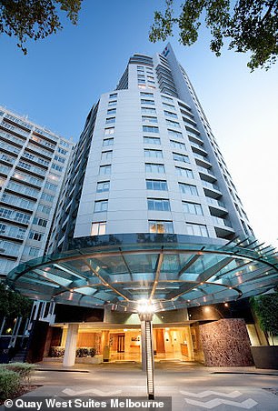 The Quay West Hotel on Melbourne's South Bank is where the Australian cricket team stayed during the Boxing Day Test.