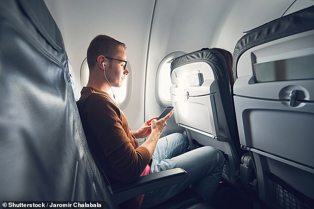 Eve Tilley-Coulson went viral on TikTok after revealing that a tall, burly man was sitting next to her during a flight, but unfortunately, she is already dating someone (file image)