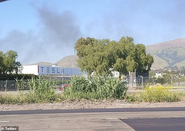 ‘Fire at Fremont Plant: Smoke Emanating from Tesla Factory’