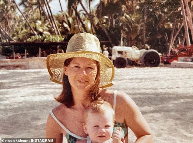 Nicole was born in Honolulu and raised in Sydney by her loving mother Janelle and psychologist father Antony (pictured as a baby with her mother in Hawaii).